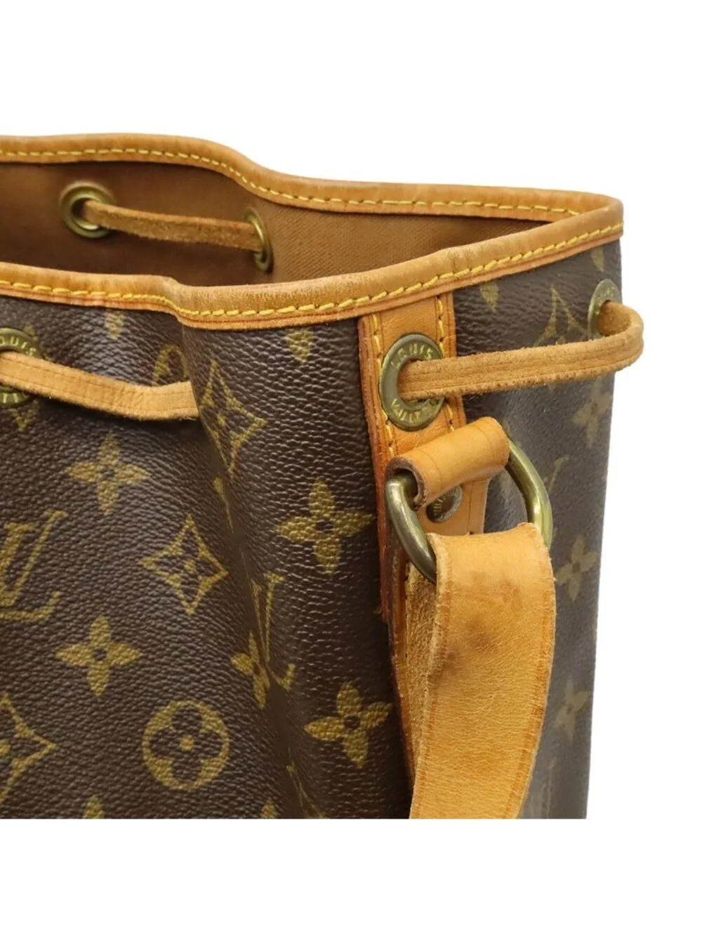 Louis Vuitton Monogram Noe Shoulder Bag Semi Drawstring Malletie